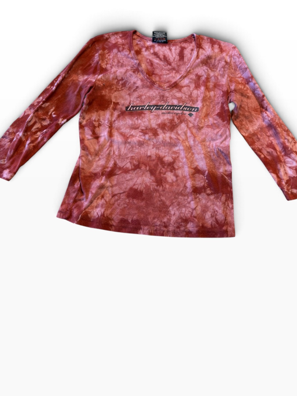 Harley Davidson Women’s Medium 3/4 Sleeve Tie Dye Top